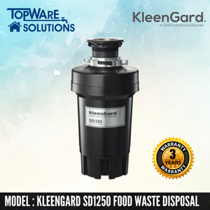 KLEENGARD Food Waste Disposer SD1250 Premium with 3 Year Warranty, Food Waste Disposer, KLEENGARD - Topware Solutions