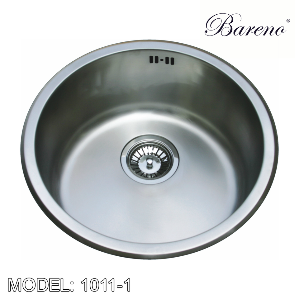 BARENO Kitchen Sink 1011D-1 Undermount SUS304 with 10 Year Warranty, Kitchen Sinks, BARENO - Topware Solutions