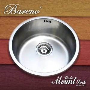 BARENO Kitchen Sink 1011D-1 Undermount SUS304 with 10 Year Warranty, Kitchen Sinks, BARENO - Topware Solutions