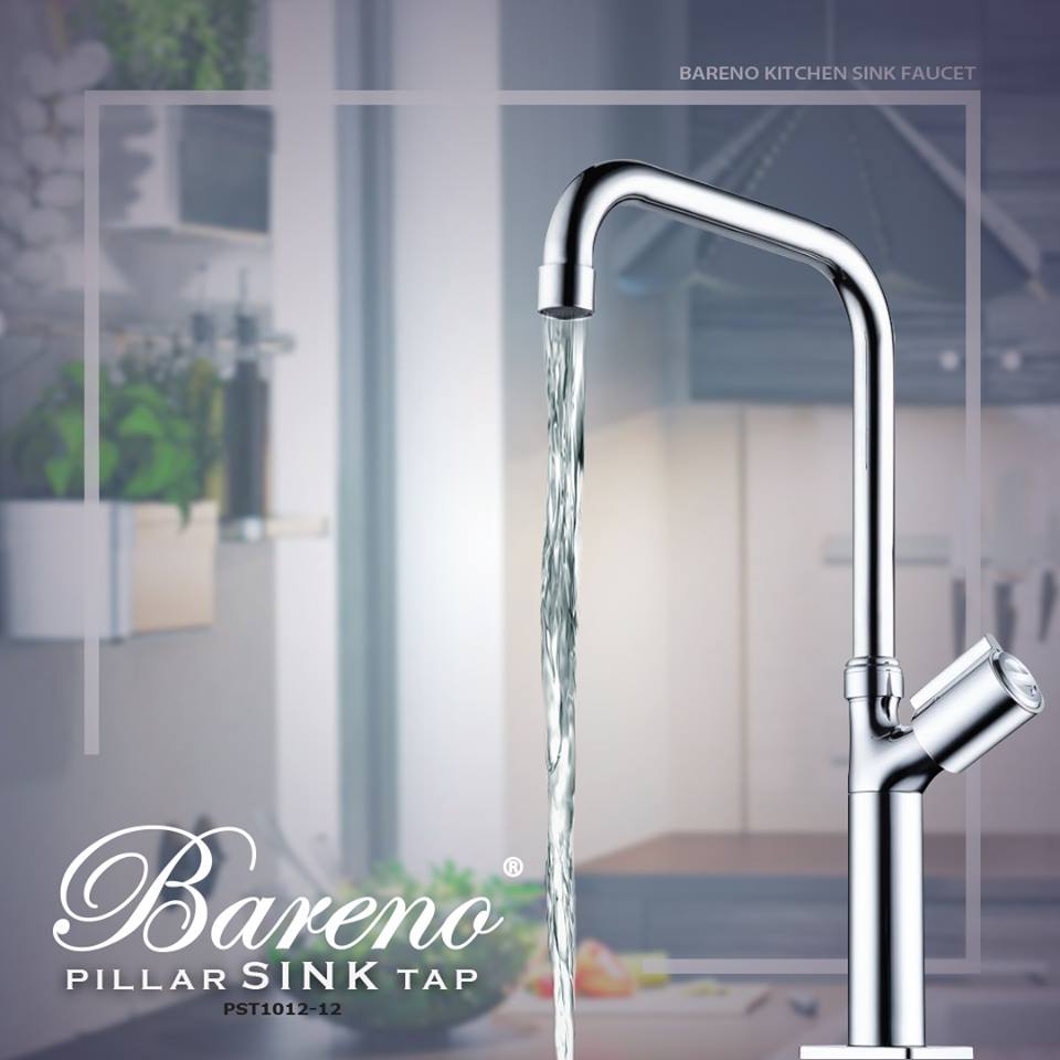 BARENO PLUS Pillar Sink Tap PST1012-12, Kitchen Faucets, BARENO PLUS - Topware Solutions