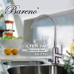 BARENO PLUS Pillar Filter Tap SS-FT01, Kitchen Faucets, BARENO PLUS - Topware Solutions