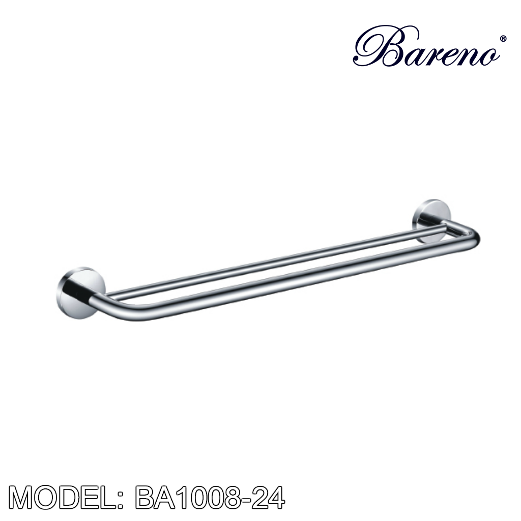 BARENO PLUS Towel Bar BA1008-24, Bathroom Accessories, BARENO PLUS - Topware Solutions