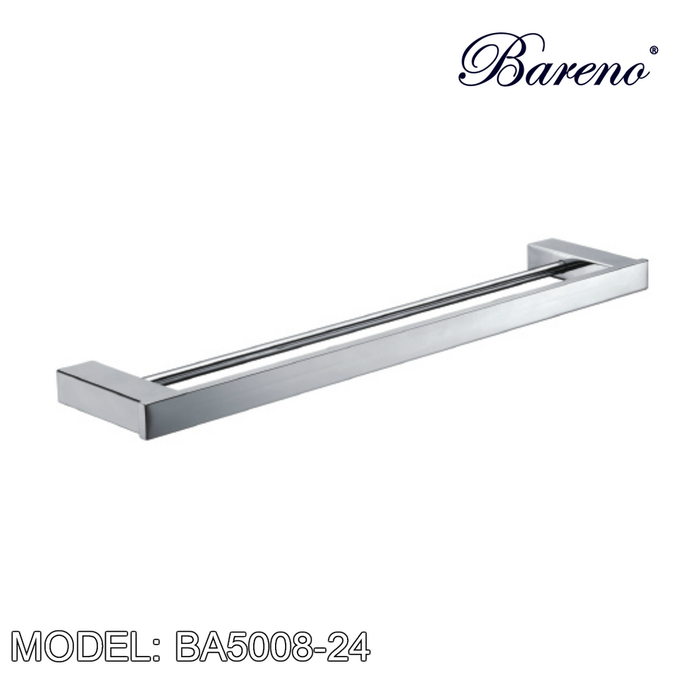 BARENO PLUS Towel Bar BA5008-24, Bathroom Accessories, BARENO PLUS - Topware Solutions