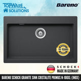SCHOCK Granite Sink Cristalite Primus N-100XL, Kitchen Sinks, BARENO by SCHOCK - Topware Solutions