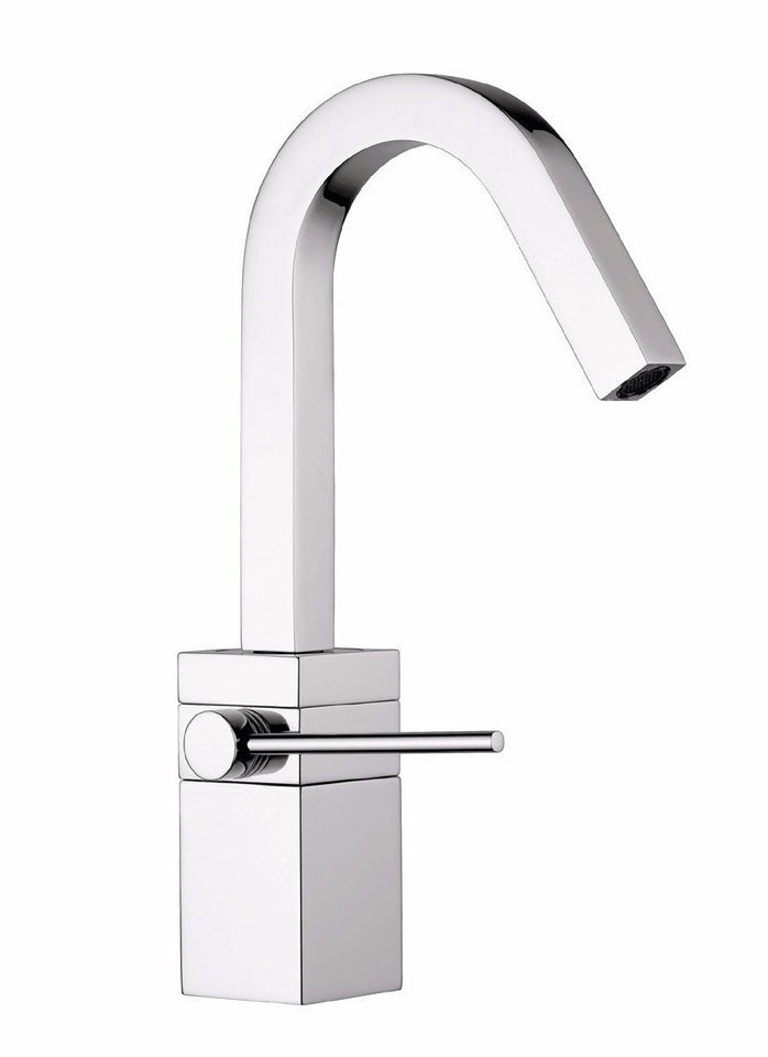 NOBILI Pillar Basin Mixer CUBE CB00518/2CR, Bathroom Faucets, BARENO by NOBILI - Topware Solutions