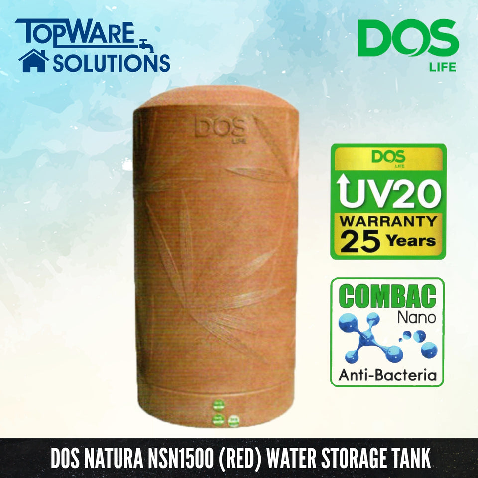 DOS Natura NSN1500 (Red), Water Tank, DELUXE - Topware Solutions