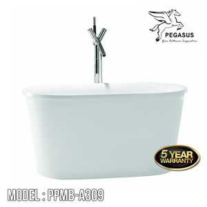 PEGASUS Stand Alone Bathtub PPMB-A309, Bathtubs, PEGASUS - Topware Solutions