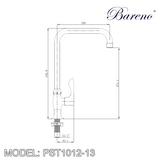 BARENO PLUS Pillar Sink Tap PST1012-13, Kitchen Faucets, BARENO PLUS - Topware Solutions
