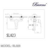 BARENO PLUS Exposed Shower Mixer SL023, Bathroom Faucets, BARENO PLUS - Topware Solutions