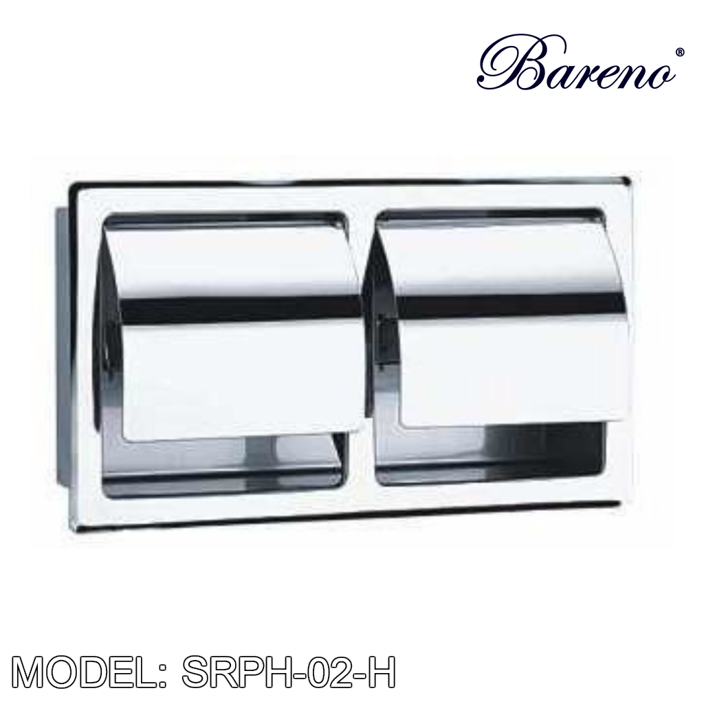 BARENO PLUS Paper Holder SRPH-02-H, Bathroom Accessories, BARENO PLUS - Topware Solutions
