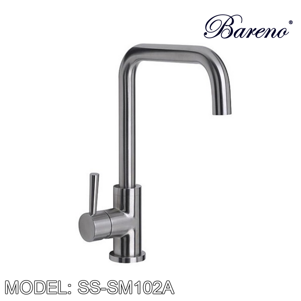 BARENO PLUS Pillar Sink Mixer SS-SM102A, Kitchen Faucets, BARENO PLUS - Topware Solutions