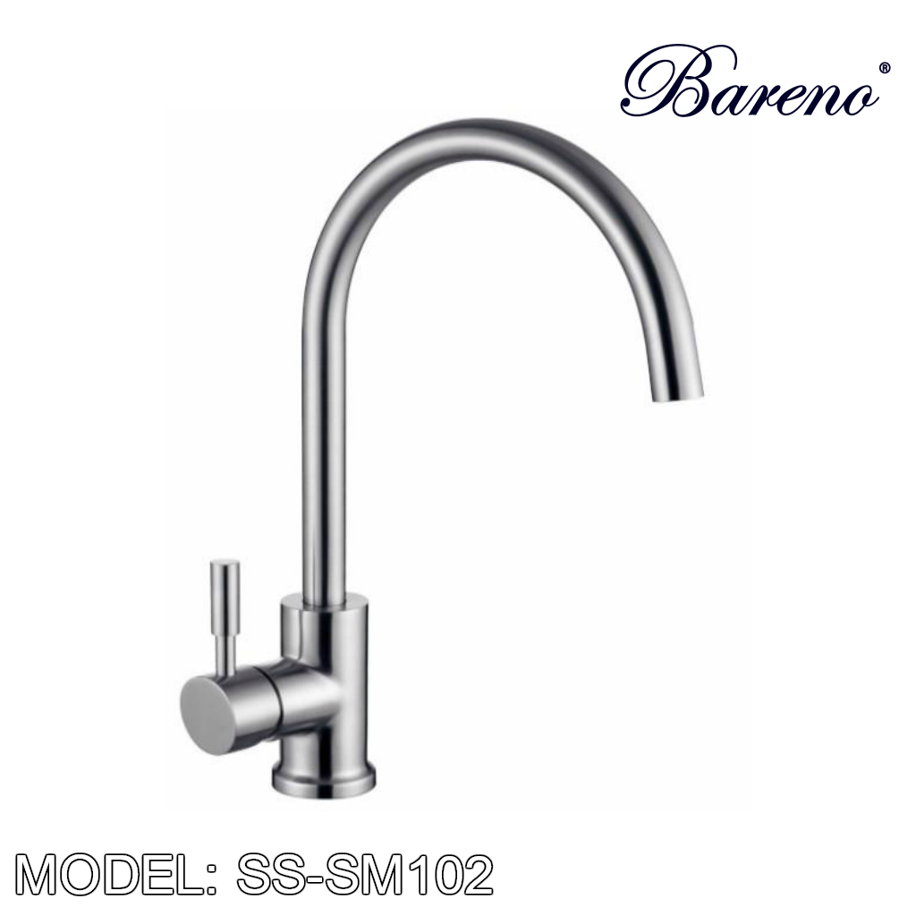 BARENO PLUS Pillar Sink Mixer SS-SM102, Kitchen Faucets, BARENO PLUS - Topware Solutions
