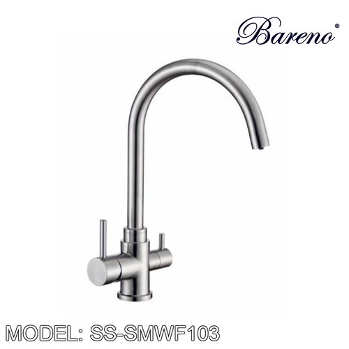 BARENO PLUS Pillar Sink Mixer SS-SMWF103, Kitchen Faucets, BARENO PLUS - Topware Solutions