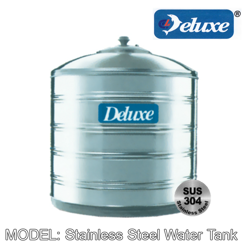 DELUXE Stainless Steel SUS304 Water Tank (Without Stand/Flat Bottom), Water Tank, DELUXE - Topware Solutions