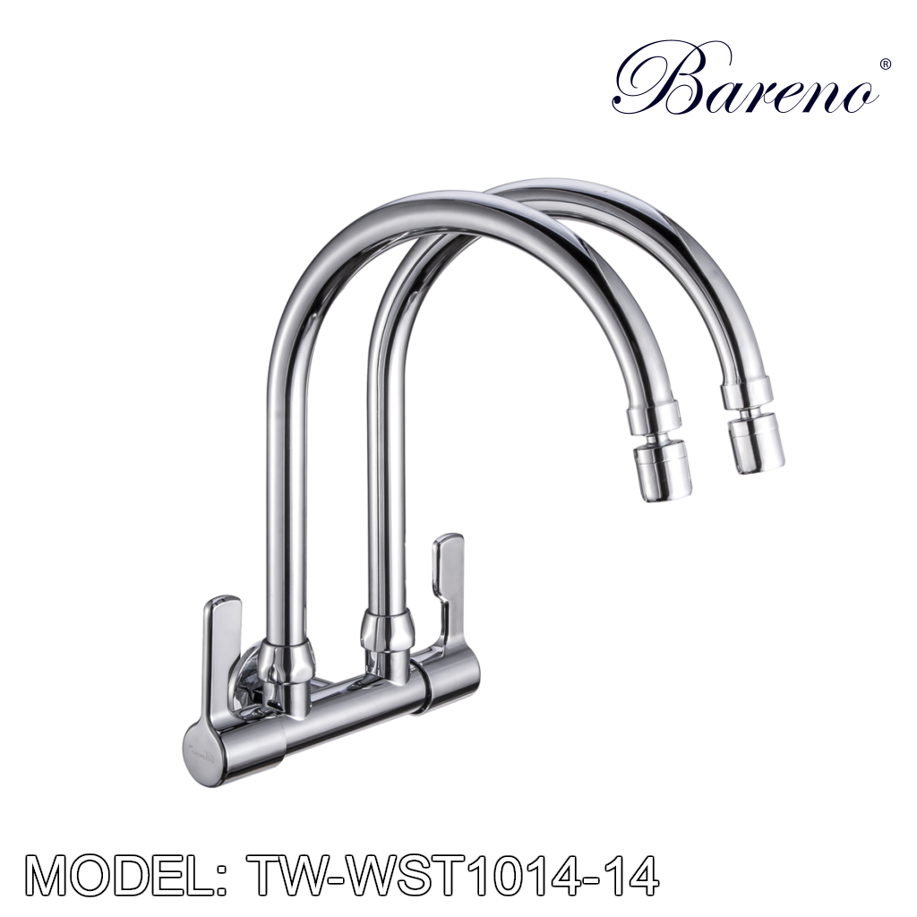 BARENO PLUS Wall Sink Tap TW-WST1014-14, Kitchen Faucets, BARENO PLUS - Topware Solutions