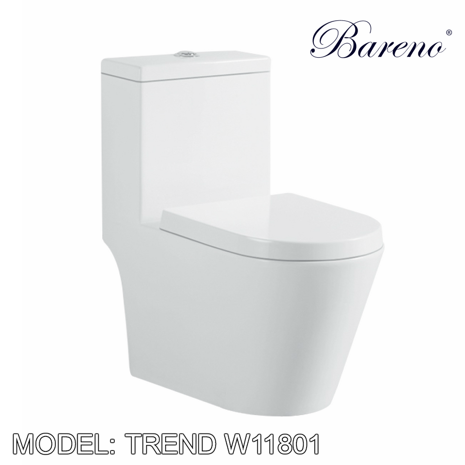 BARENO One Piece Trend W11801, Bathroom W.Cs, BARENO - Topware Solutions