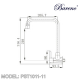 BARENO PLUS Wall Sink Tap WST1011-11, Kitchen Faucets, BARENO PLUS - Topware Solutions
