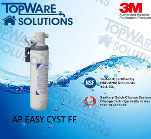 3M AP Easy Cyst FF Indoor Undercounter Food Preparation Water Filter System